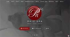 Desktop Screenshot of phizspa.com